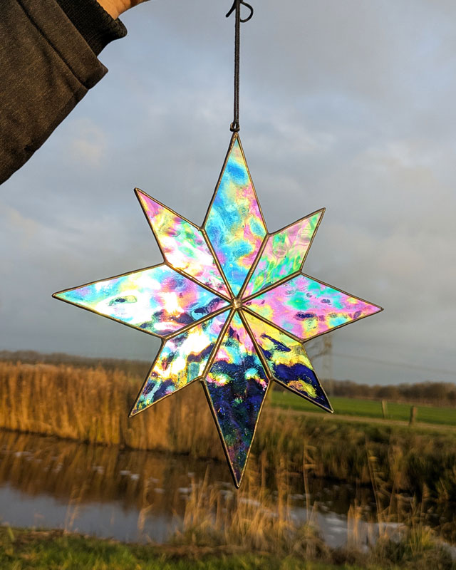 -VOL- Zaterdag 19 december - glasworkshop 6 kerstster